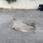 Before Image of Various Patch Repairs on Augusta St, Willetton, WA