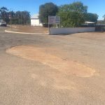 Before Image of Asphalt Patch Repair in Wongan Hills, WA