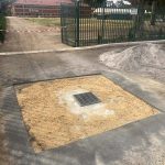 Before Image of Asphalt Patch Repair at the Australian Islamic College in Kewdale, WA