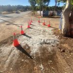 Before Image of Asphalt Patch Repair in Wundowie, WA