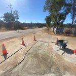 During Image of Asphalt Patch Repair in Wundowie, WA