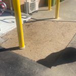 Before Image of Asphalt Ramp Installation at the Northam Fire Station, WA