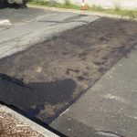 During Image of Asphalt Carpark Repair at Lynwood High School in Lynwood, WA