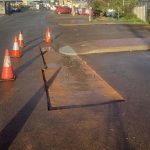 Before Image of Asphalt Road Repair in Northam, WA