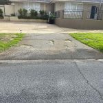 Before Image of Asphalt Driveway Crossover Repair in Riverton, WA