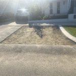 Before Image of Asphalt Driveway Crossover Installation for Distinctive Homes in Subiaco, Western Australia