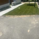 Before Image of Cut and Replace Asphalt Patch Repair for Axis Landscape Solutions in Claremont, WA