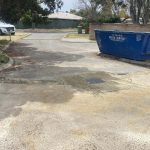 Before Image of Asphalt Trench Reinstatement & Drain Patch for Boodjera Construct in Willagee, Western Australia